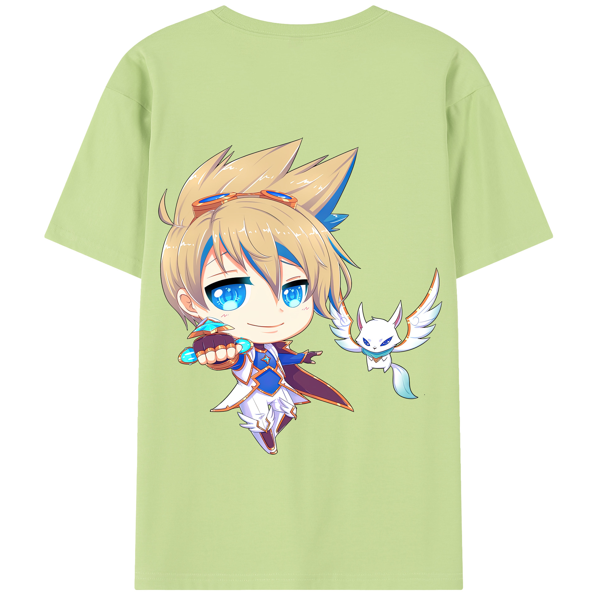 リーグ・オブ・レジェンド League of Legends LOL 綿100％半袖Tシャツ（背面プリント）